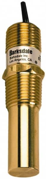 Barksdale - 50 to 300°F Bi-Metal Compact Switch - 1/2" NPT, 11/16 x 1-1/2 Rigid Stem, Brass, ±10°F - Strong Tooling