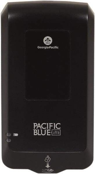 Georgia Pacific - 1000 to 1200 mL Foam Hand Sanitizer Dispenser - Automatic Operation, Plastic, Wall Mounted, Black - Strong Tooling