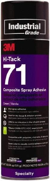 3M - 18.04 oz Aerosol Green Spray Adhesive - High Tack, 205°F Heat Resistance, High Strength Bond - Strong Tooling