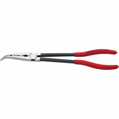 Knipex - Bent Nose Pliers Type: Needle Nose Overall Length (Inch): 11 - Strong Tooling