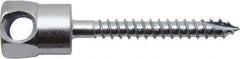 Powers Fasteners - 1/4" Zinc-Plated Steel Horizontal (Cross Drilled) Mount Threaded Rod Anchor - 1/4" Diam x 1" Long, Hex Head, 685 Lb Ultimate Pullout, For Use with Wood - Strong Tooling