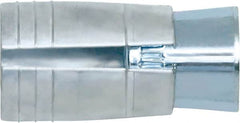 Powers Fasteners - 1/4" Diam, 3/8" Drill, 7/8" OAL, Drop-In Concrete Anchor - 304, Zamac 7 Zinc/Stainless Steel, Flange Head, Hammer Drive, 3/8" Thread Length - Strong Tooling