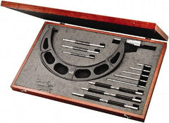 Starrett - Interchangeable-Anvil Micrometers Operation Type: Mechanical Minimum Measurement (mm): 150.00 - Strong Tooling