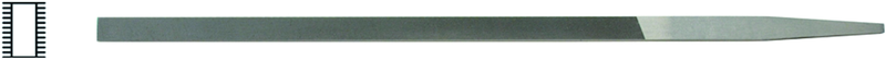 8" Pillar Extra-Narrow File, Cut 0 - Strong Tooling