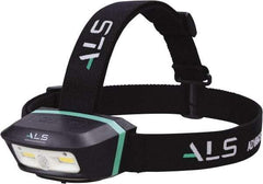 Advanced Lighting Systems - 3 Volt, Black Head Light - 250 Lumens, Rechargeable Battery, LED Lamp - Strong Tooling