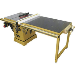 Jet - 10" Blade Diam, 5/8" Arbor Diam, 3 Phase Table Saw - 5 hp, 230/460 Volt, 11-1/4" Cutting Depth - Strong Tooling