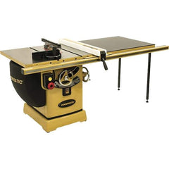 Powermatic - 10" Blade Diam, 5/8" Arbor Diam, 1 Phase Table Saw - 5 hp, 230 Volt, 11-1/4" Cutting Depth - Strong Tooling