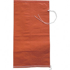 PRO-SAFE - 26" Long x 14" Wide Sand Bag - Orange Polypropylene, For Accident Prevention - Strong Tooling