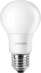 Philips - 5 Watt LED Residential/Office Medium Screw Lamp - 2,700°K Color Temp, 450 Lumens, 120 Volts, Dimmable, A19, 15,000 hr Avg Life - Strong Tooling