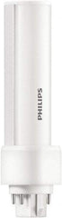 Philips - 5 Watt LED Commercial/Industrial 2 Pin Lamp - 4,000°K Color Temp, 580 Lumens, 60 Volts, PLS, 50,000 hr Avg Life - Strong Tooling