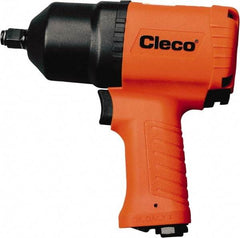 Cleco - 1/2" Drive, 550 RPM, 746 Ft/Lb Torque Impact Wrench - T-Handle, 1,600 IPM, 5.3 CFM, 620 psi, 1/4" NPT Inlet - Strong Tooling