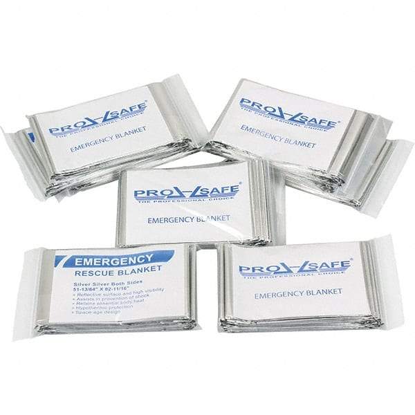 PRO-SAFE - Mylar Rescue & Emergency Blanket - 82-11/16" Long x 51-13/64" Wide - Strong Tooling