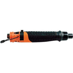 Cleco - 1/4" Bit Holder, 2,300 RPM, Inline Handle Air Screwdriver - 0.3 to 1.6 Ft/Lb Torque, 1/8" Inlet, 11 CFM - Strong Tooling