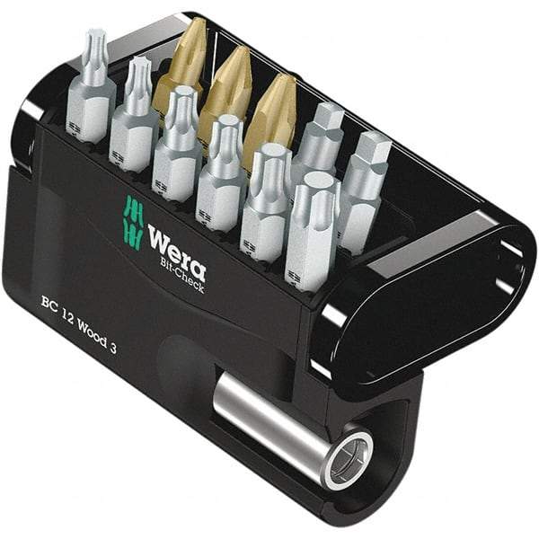 Wera - Screwdriver Bit Sets Type: Bit Set Drive Size: 1/4 (Inch) - Strong Tooling