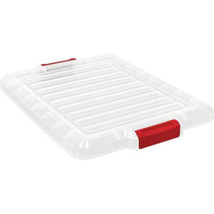 Quantum Storage - Tote & Storage Container Lids For Use With: Quantum Storage Systems - LC191507CL Width (Decimal Inch): 16.5000 - Strong Tooling