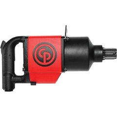 Chicago Pneumatic - #5 Spline Drive, 2,800 RPM, 5,900 Ft/Lb Torque Impact Wrench - D-Handle, 84.5 CFM, 90 psi, 1/2" NPT Inlet - Strong Tooling