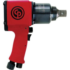 Chicago Pneumatic - 1" Drive, 4,000 RPM, 1,100 Ft/Lb Torque Impact Wrench - Pistol Grip Handle, 52.9 CFM, 90 psi, 3/8" NPT Inlet - Strong Tooling