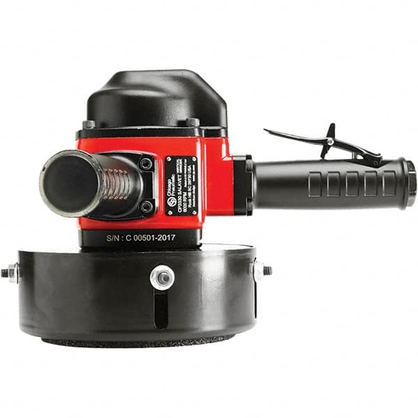 Chicago Pneumatic - 6" Wheel Diam, 6,000 RPM, Pneumatic Angle & Disc Grinder - 5/8-11 Spindle, 70 CFM, Side Exhaust - Strong Tooling