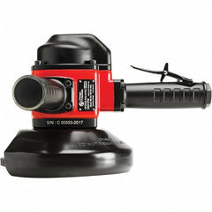 Chicago Pneumatic - 7" Wheel Diam, 8,500 RPM, Pneumatic Angle & Disc Grinder - 5/8-11 Spindle, 83 CFM, Side Exhaust - Strong Tooling