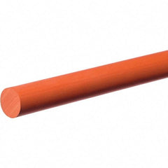 Value Collection - 100' Long, Soft Round Silicone Cord - 1/2" Diam, Red - Strong Tooling