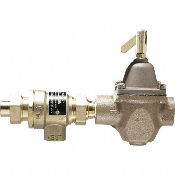 Watts - 1/2" Fit, Dual Check with Atmospheric Vent - Brass - Strong Tooling