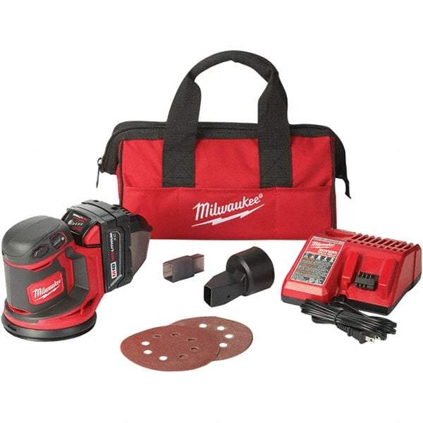 Milwaukee Tool - Electric Orbital Sanders Sander Type: Cordless Random Orbital Random Orbit: Yes - Strong Tooling