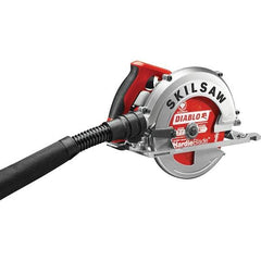 Skilsaw - 15 Amps, 7-1/4" Blade Diam, 5,300 RPM, Electric Circular Saw - 120 Volts, 10' Cord Length, 5/8" Arbor Hole, Left Blade - Strong Tooling