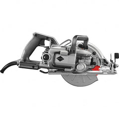 Skilsaw - 15 Amps, 7-1/4" Blade Diam, 5,300 RPM, Electric Circular Saw - 120 Volts, 8' Cord Length, 7/8" Arbor Hole, Left Blade - Strong Tooling