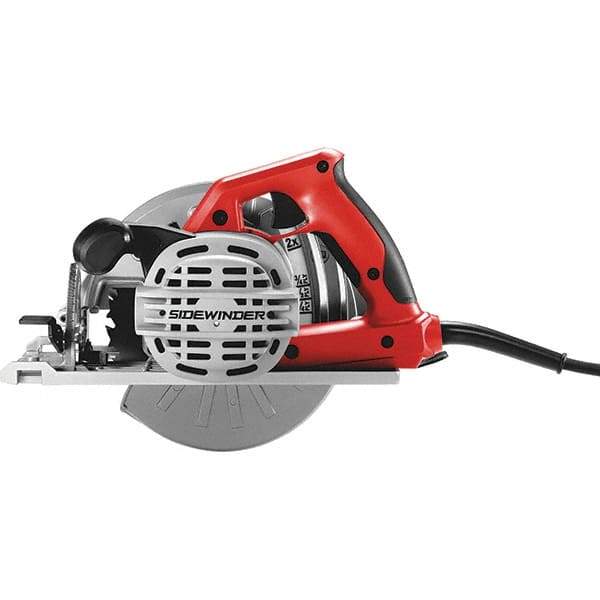 Skilsaw - 15 Amps, 7-1/4" Blade Diam, 5,300 RPM, Electric Circular Saw - 120 Volts, 10' Cord Length, 5/8" Arbor Hole, Left Blade - Strong Tooling