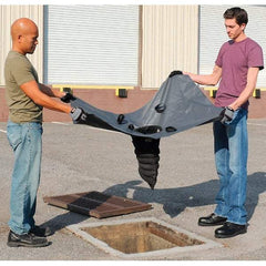 UltraTech - 4' Long x 3' Wide, Nonwoven Polypropylene Geotextile/PVC Drain Guard - Black, Use for Stormwater/Construction Compliance - Strong Tooling