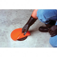 UltraTech - 2-1/2' Long x 25' Wide, Polyurethane/Mesh Drain Seal - 30" Diam, Orange, Use for Spill Response - Strong Tooling