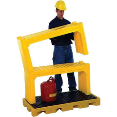 UltraTech - 4' Long x 1.2' Wide x 24" High, Spill Containment Stacking Shelf - Compatible with Spill Pallets & Decks - Strong Tooling