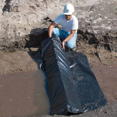 UltraTech - 84" Long x 10-1/2" High x 67" Wide Silt Dike - Black Urethane Foam/Geotextile, For Stormwater - Strong Tooling