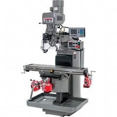 Jet - 42 x 9" 230V Electronic Variable Speed Control 3 Phase Knee Milling Machine - Strong Tooling