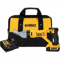 DeWALT - 2,500 SPM, 20 Volt, Pistol Grip Handle, Handheld Cordless Shear - 5/8" Cutting Capacity - Strong Tooling