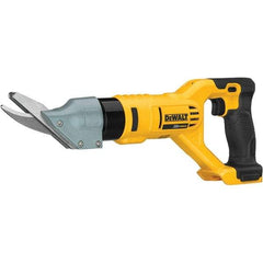 DeWALT - 2,500 SPM, 20 Volt, Pistol Grip Handle, Handheld Cordless Shear - 5/8" Cutting Capacity - Strong Tooling