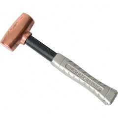 American Hammer - 3 Lb Aluminum Nonsparking Soft Face Hammer - Exact Industrial Supply