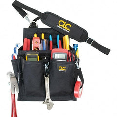 CLC - Electrician's Holster with 20 Pockets - Ballistic Polyester, Black - Strong Tooling