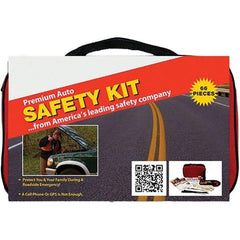 PRO-SAFE - Highway Safety Kits Type: Emergency Roadside Kit Number of Pieces: 66 - Strong Tooling