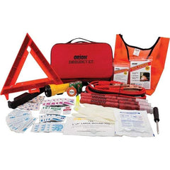 PRO-SAFE - Highway Safety Kits Type: Emergency Roadside Kit Number of Pieces: 79 - Strong Tooling