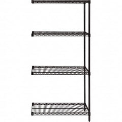 Quantum Storage - 24" Wide, 74 High, Open Shelving Accessory/Component - Use with #1630 Built-In Combination Lock - Strong Tooling