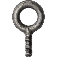 Campbell - 4,000 Lb Capacity, Forged Steel, 5/8-11 Thread, Fixed Lifting Eye Bolt - Fully Threaded, 1-3/4" Shank, 1-3/4" Thread Length, Shoulder - Strong Tooling