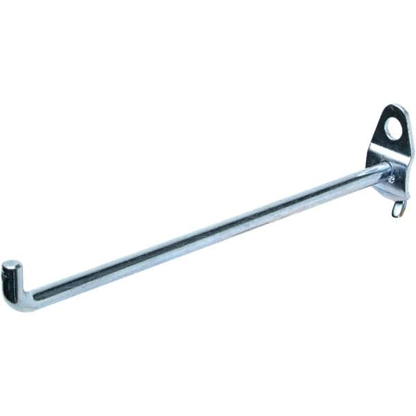 NMC - 6" Long Pegboard Hook - 6" Projection, 90° Bend, Steel - Strong Tooling