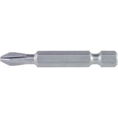 Wiha - #2 Power Bit - 1/4" Drive, 2" OAL - Strong Tooling