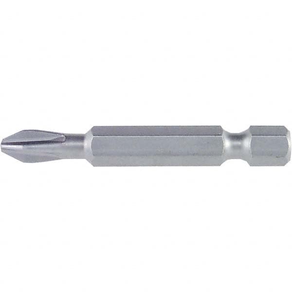 Wiha - #3 Power Bit - 1/4" Drive, 2" OAL - Strong Tooling