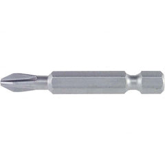 Wiha - #3 Power Bit - 1/4" Drive, 2" OAL - Strong Tooling