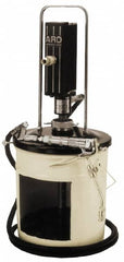 ARO/Ingersoll-Rand - Grease Lubrication 2 Lb/min Flow Carbon Steel Air-Operated Pump - For 120 Lb Container - Strong Tooling