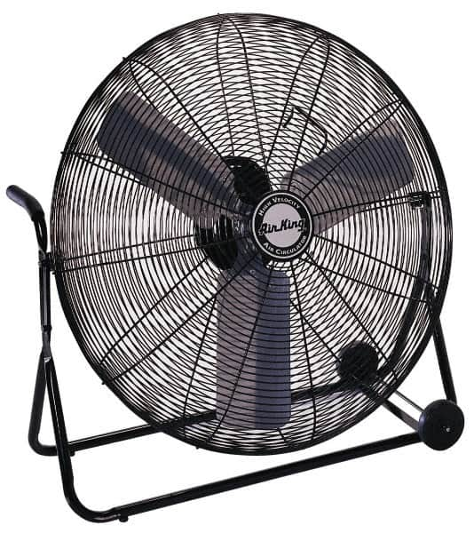 Air King - 30" Blade, 1/4 hp, 3,450, 6,000 & 7,650 CFM, Low Floor Stand Industrial Circulation Fan - Strong Tooling