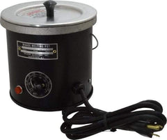 WAAGE - 1 Qt, 3-1/2" Deep, 150 to 450°F, Dip Coat Pot - 5" ID, 115 Volts, 600 Watts - Strong Tooling