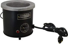 WAAGE - 1 Qt, 3-1/2" Deep, 150 to 450°F, Dip Coat Pot - 5" ID, 230 Volts, 600 Watts - Strong Tooling